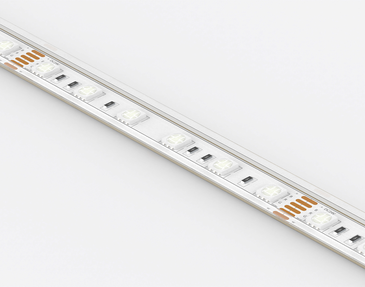 Digital RGB LED Weatherproof Strip 60 LED - (1m) with 5 Projects - DFRobot