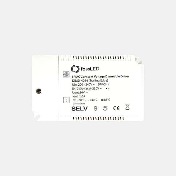 40W Mains Dimmable 24V CV LED Driver