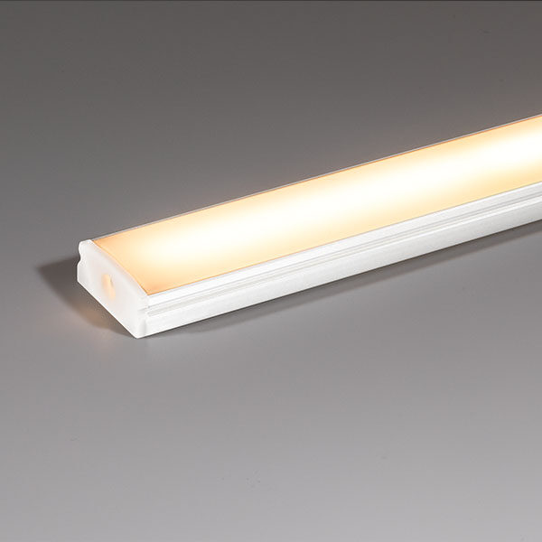 17x7 White Aluminium Profile Heatsink for LED Strip Products