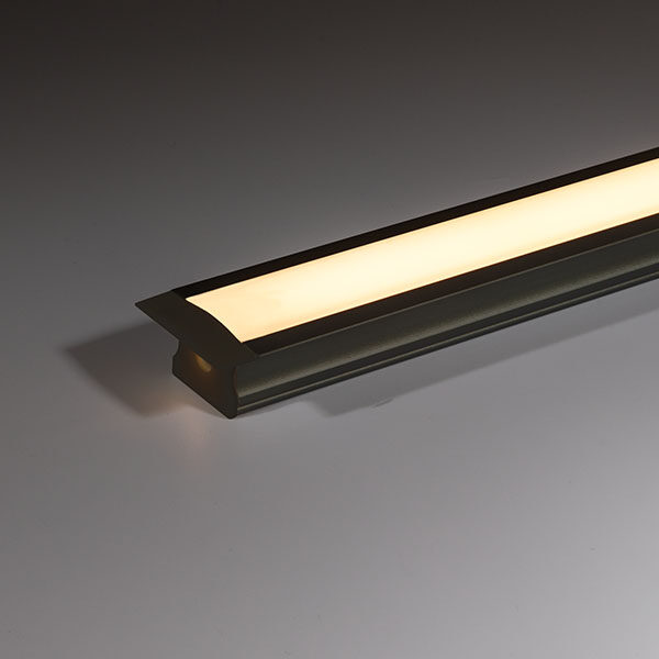 25x14 recessed Black aluminium profile LED Strip