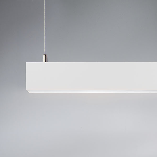 35x35 suspended white aluminium profile led strip