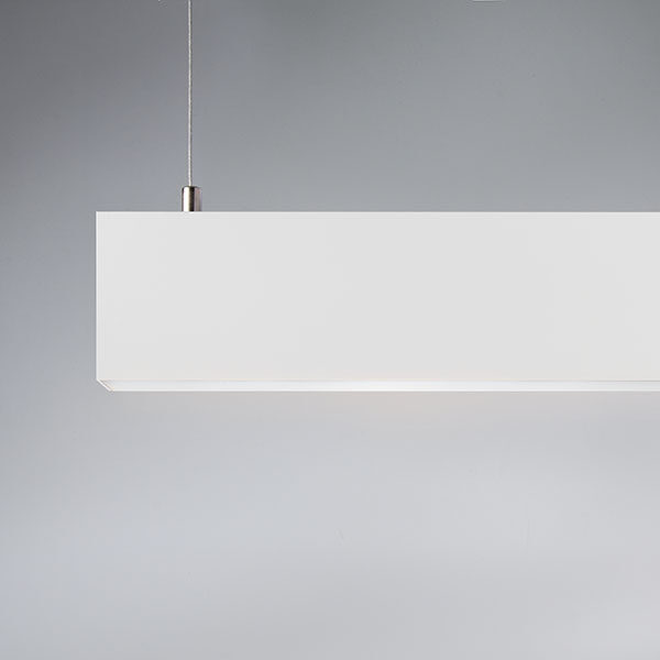 50x75 suspended white aluminium profile led strip