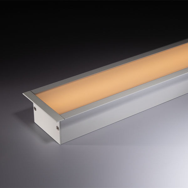 65x35 recessed white aluminium profile led strip