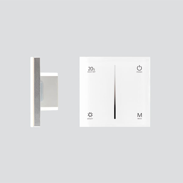 single colour wall rf dimmer 1 zone